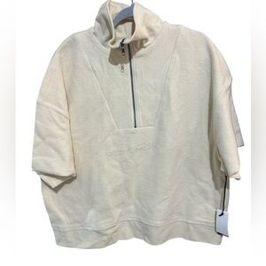 Honor The Gift French Terry 1/2 Zip Pullover Bone – Size Large Rare Streetwear